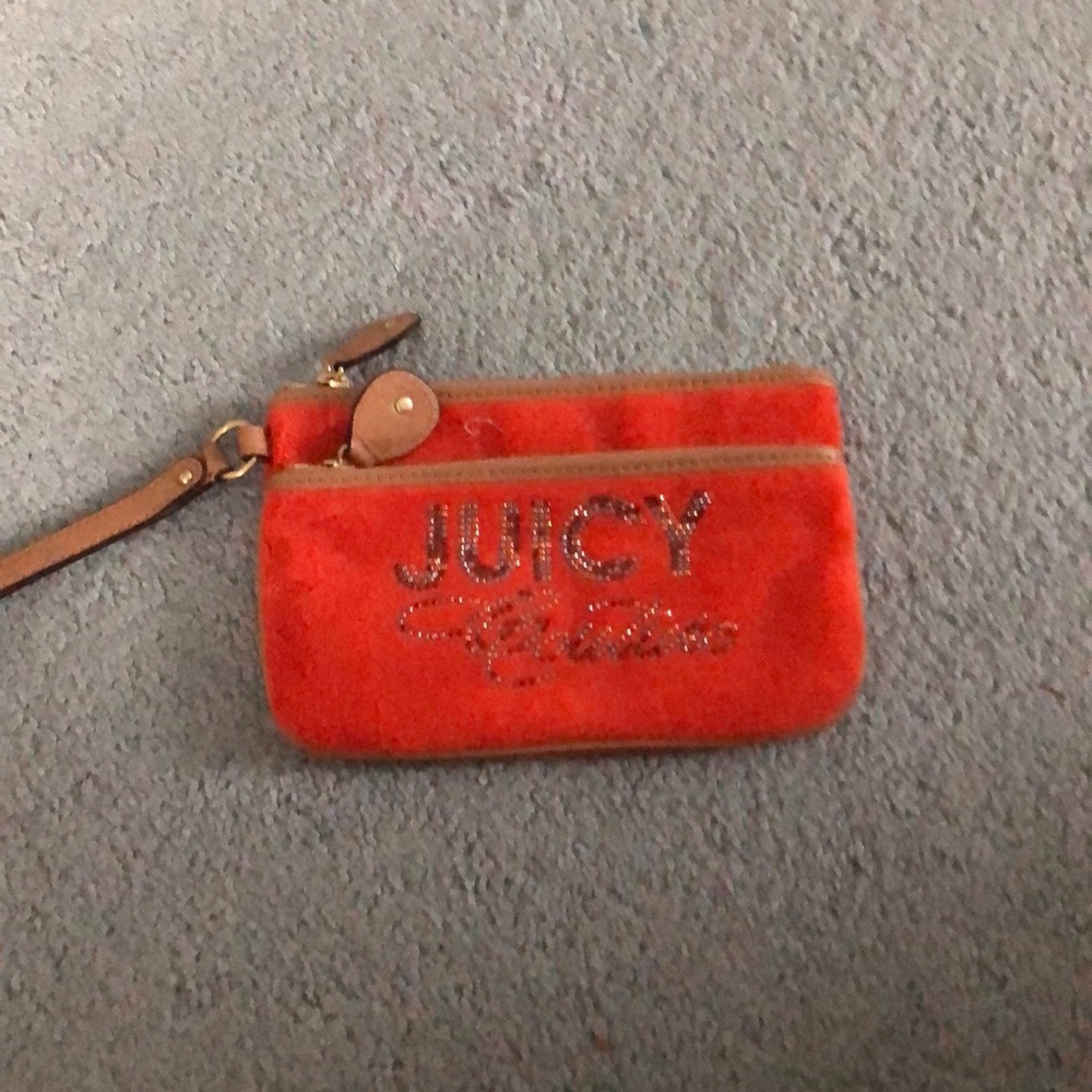 Orange wristlet